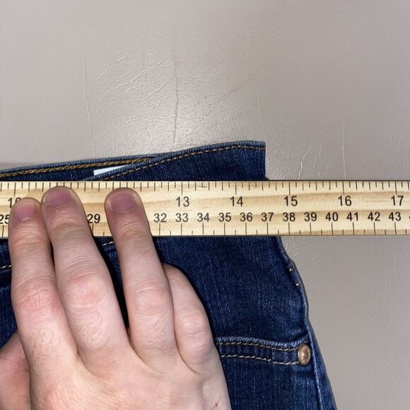 Gloria Vanderbilt Amanda Jeans Size 8 Blue Mid Rise - Picture 4 of 6